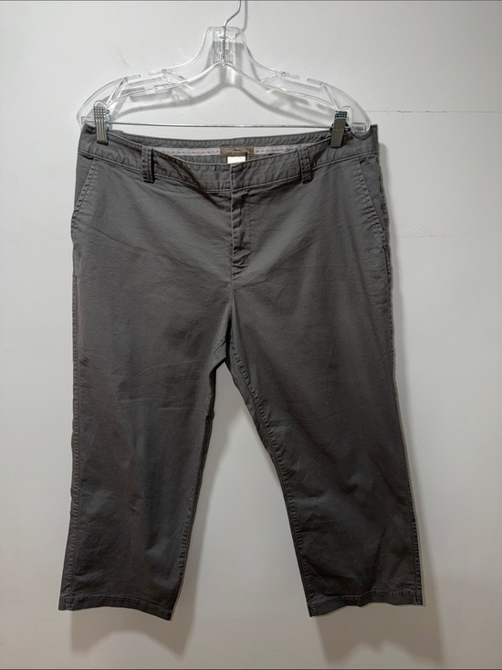 Tommy Bahama Pants - NWOT Tommy Bahama Gray Chino Crop Pant 14 Preppy Classic Coastal Everyday Light